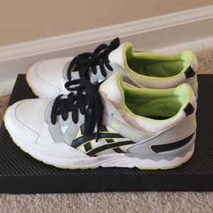 Asics Gel Lyte V Sneaker - White/Black/Neon